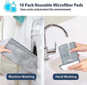 <b>Mop</b> Head Set with 2 Reusable Pads Multi Purpose Floor Cleaner - Product Image 3