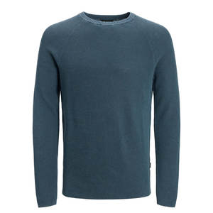 เสื้อสเวตเตอร์ขน100% ของผู้ชายเสื้อสเวตเตอร์แบบสวมหัวแขนยาวระบายอากาศได้ดีดีไซน์ใหม่ - Product Image 1