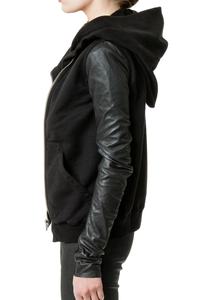 เสื้อกันหนาวมีฮู้ดแขนยาวสำหรับผู้ชาย, เสื้อสเวตเชิ้ตผ้าฝ้าย100% ระบายอากาศได้ดีมีโลโก้หนังพิมพ์ลายสำหรับฤดูใบไม้ร่วงฤดูหนาว - Product Image 2