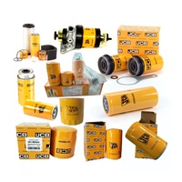 Kit de filtres 3-en-1 JCB 3CX/3DX - Filtre à air, à huile et à carburant pour pièces de moteur diesel d'excavatrice, idéal pour l'entretien des machines JCB
