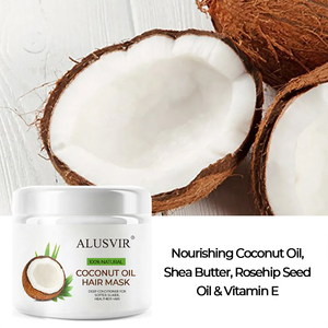 <span class=keywords><strong>Masque</strong></span> capillaire à l'huile de coco pure 100% <span class=keywords><strong>Masque</strong></span> capillaire nourrissant avec traitement de marque privée - Product Image 3