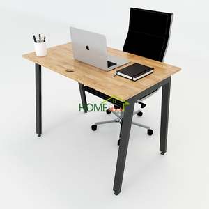 Aton Concept HBAT001 Assembly <b>Desk</b> Modern 100x60 Dual <b>Foldable</b> Adjustable Height for <b>Office</b> School Hospital Use Metal MDF Home - Product Image 1