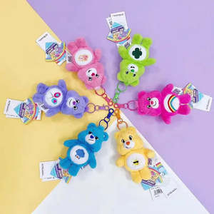 Bisounours Silicone Light Keychain Soft Portable Silicone <b>Bear</b> Pendant Keychain - Product Image 3