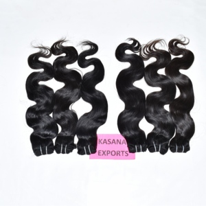 Bundle Raw Cuticle Aligned Indian Machine Double Weft Deep Wave 100% Virgin Remy All Colors Wholesale Human Hair <b>Extensions</b> - Product Image 1