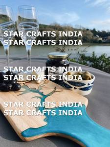 2023 bois de prix de gros de qualité supérieure avec planche à découper en résine planche à fromage pour la cuisine bas quantité minimale de commande OEM accepté - Product Image 5