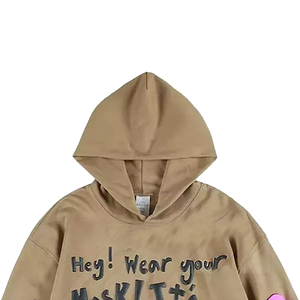 Top Quality Customized Design <b>Men</b> Puff Printed Hoodies Wholesale <b>Pullover</b> <b>Men</b> Printed Hoodies In Reasonable Rates - Product Image 3