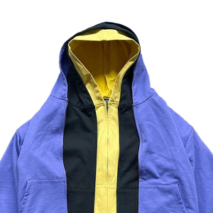 เสื้อมีฮู้ดแบบซิปรูดสำหรับผู้ชายเสื้อแจ็กเก็ตสำหรับฤดูหนาวทรงโอเวอร์ไซส์ผ้าคอตตอนพิมพ์ดิจิตอลทรงเปล่า - Product Image 2