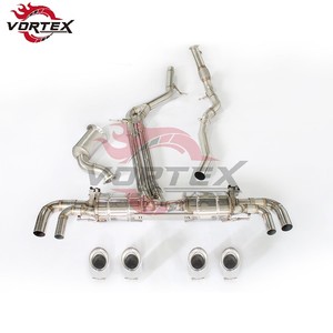 Système d'échappement Catback en acier inoxydable haute performance Vortex avec collecteur d'échappement pour Porsche Cayenne 2.0T 3.0T 2019-2025 - Product Image 1