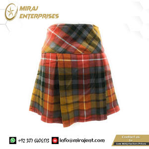 Jupes à carreaux hybrides robe pour femmes jeune fille Mini jupe Kilt écossais traditionnel Tartan Kilts écossais traditionnel - Product Image 6