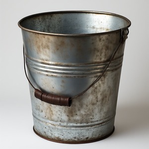 Maceta de cuero galvanizado Premium con superficie de plata martillada Artesanía hecha a mano que ofrece decorativo - Product Image 3