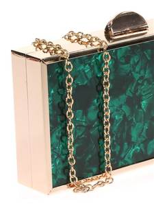 Pochette en acrylique en résine personnalisée de haute qualité beau sac à main de fête artisanal avec un design brillant pour les femmes élégantes tenues de soirée - Product Image 2