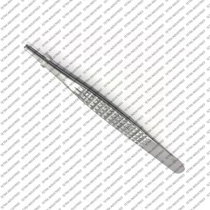 Pinces à tissus Bonney 18 cm à dents, instrument chirurgical réutilisable en acier inoxydable, pinces à tissus Bonney pour procédures chirurgicales - Product Image 5
