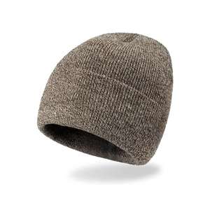 Gorro de Punto Clásico Unisex, Gorro de Invierno Cálido y Liso con Vuelta - Product Image 1