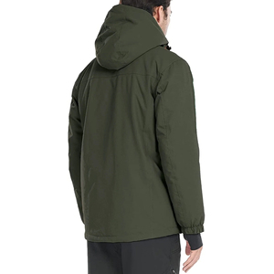 Chaqueta de Esquí Bomber Vintage Impermeable y Transpirable para Hombre, con Capucha, Talla Grande, Cortavientos de Invierno, Impermeable, Bordado Frontal Personalizado - Product Image 2