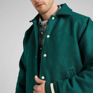 Veste universitaire en satin pour homme, fabrication haut de gamme, service OEM, vente directe d'usine, veste universitaire en satin pour homme, best-seller - Product Image 4