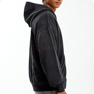 Moda 100% algodón cálido invierno pulóver sudadera Casual Streetwear moda sudaderas con capucha fabricante - Product Image 3