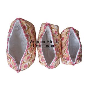 Conjunto de Bolsos Acolchados de 3 Piezas a la Moda con Estampado y Cierre de Cremallera, Bolsos de Almacenamiento Grandes para Niñas y Mujeres, Bolsas de Maquillaje de Viaje - Product Image 4