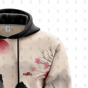 Sudadera con Capucha de Invierno para Hombre, 100% Algodón, Tejida, Ecológica, Transpirable, Talla Grande, Largo Regular - Product Image 2