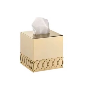 Servilletero de mesa de diseñador más exigente, organizador de servilletas elegante y duradero para cocina y mesa de comedor, cajas de pañuelos de Metal - Product Image 6