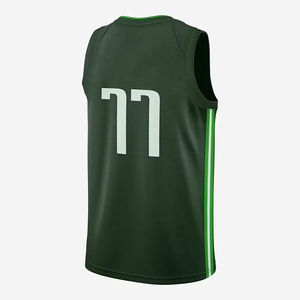 Maillot de basket-ball unisexe grande taille léger, respirant et à séchage rapide, dernière conception OEM, technique d'impression par transfert thermique - Product Image 4