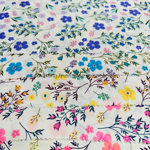 Tela de seda 100D estampada elegante, material suave para ropa de mujer de mediana edad - Product Image 2