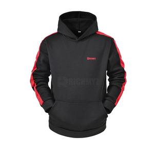 Venta Caliente de Conjuntos Deportivos Personalizados para Hombre, Venta en Línea, Ropa Casual de Moda, Conjunto Deportivo Negro y Rojo de Felpa de Poliéster para Hombre - Product Image 3