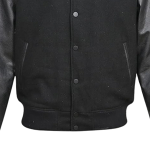 Veste universitaire tendance en gros pour hommes grande taille, logo personnalisé, streetwear baseball, veste universitaire d'hiver en tricot à col montant - Product Image 6