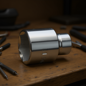 Llaves de vaso cromadas de 3/4 pulgadas con boca hexagonal, categoría de producto: llaves - Product Image 3