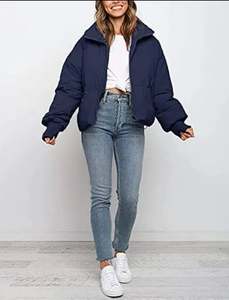 Chaqueta acolchada de Invierno para mujer personalizable, abrigo cálido acolchado con burbujas para exteriores, para el exterior, para el exterior, para el momento de la MS-JS-0033 - Product Image 5