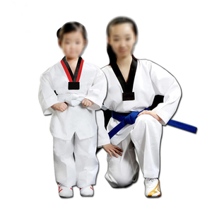 High Quality Bjj Custom Logo Martial Arts Uniform Jiu Jitsu Gi V-<b>neck</b> (Tkd) Taekwondo 2025 Custom Design Karate Wear - Product Image 6