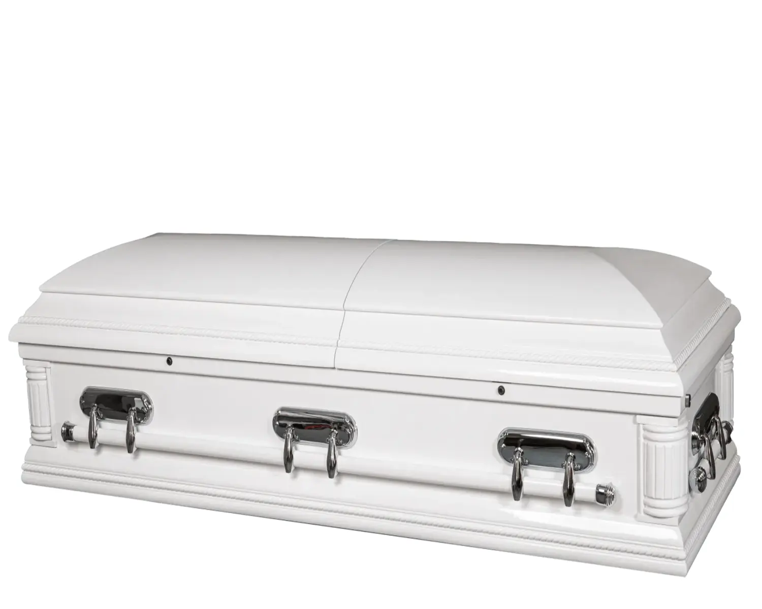 Caixão de madeira popar estilo americano, caixa de madeira para funeral, caixa de madeira para caixão e caixão, cama combinada
