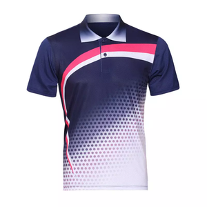 Polo à sublimation coupe sèche 2022/logo privé pour homme, chemise en spandex en maille/vêtements de sport en maille, polo imprimé par sublimation - Product Image 1