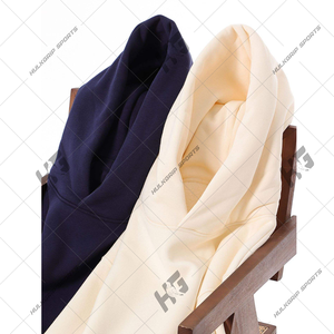 Sweats à capuche en polaire épais personnalisés de 480 g, unisexe, streetwear, sweats à capuche à enfiler, logo brodé, sweats à capuche lourds unis - Product Image 5