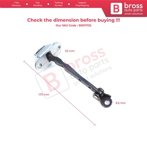 BDP1732-1 2 Piezas de Correa Limitadora de Freno de Puerta Trasera para Koleos II MK2 HC 2016 en adelante 824304713R - Product Image 5