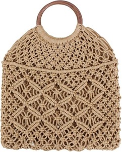 Bolsos de mano de paja de cuerda de algodón hechos a mano para mujer, bolsos de playa de macramé Vintage de ganchillo, bolsos de mano y bolsos de mano para mujer - Product Image 3