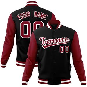 Chaqueta universitaria personalizable de fábrica directa Chaqueta de béisbol cómoda para la temporada de invierno con servicio OEM - Product Image 1