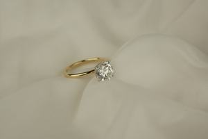 Anillo de diamante cultivado en laboratorio de lujo 2,00 quilates corte redondo VS1 claridad IGI SGL certificado Oro rosa oro plata proveedor al por mayor - Product Image 5