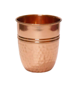 Verre à boire naturel en métal cuivré de haute qualité pour restaurant à domicile avec personnalisation du logo - Product Image 1