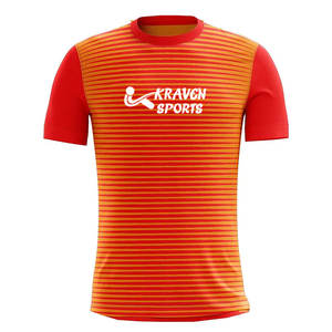 Camiseta de Fútbol de Alta Calidad, Manga Corta, Transpirable, 100% Poliéster, Disponible en Colores Personalizados - Product Image 1