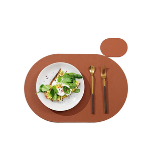 Alfombrillas de cuero para platos, manteles individuales para mesa de comedor y mesa, pulido brillante hecho a mano - Product Image 5