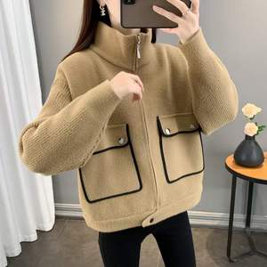<span class=keywords><strong>Pied</strong></span> <span class=keywords><strong>de</strong></span> pound Casual <span class=keywords><strong>Cardigan</strong></span> in maglia di lana con cappuccio allentato retrò in tessuto intrecciato - Product Image 3