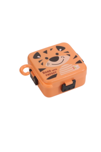 Cute Monkey Design Plastic <b>Lunch</b> <b>Box</b> For Children Single Compartment Portable Bpa Free Rectangle Shape Small Size - Product Image 3