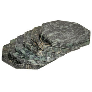 Juego de posavasos de mármol de piedra octogonal para el hogar y la cocina, accesorios decorativos, juego de posavasos de mesa clásico a la venta - Product Image 1