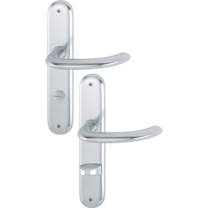 Juego de Placas Largas Marseille 1138/273P de Aluminio F1 SK/OL 78mm DIN Izquierda/Derecha, Accesorio para Chimenea HOPPE - Product Image 1