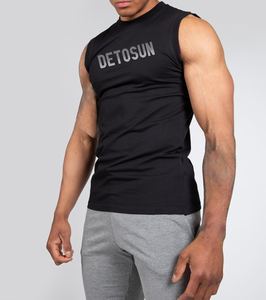 Hot-Selling Custom <b>Men's</b> 100% Cotton Tank Top Breathable Gym Training <b>Vest</b> for Fitness <b>Running</b> Workout Custom Sublimation Design - Product Image 3