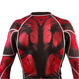 Rash Guard à manches longues anti-UV MMA et BJJ avec logo personnalisé UPF50 + respirant à séchage rapide et écologique - Product Image 4
