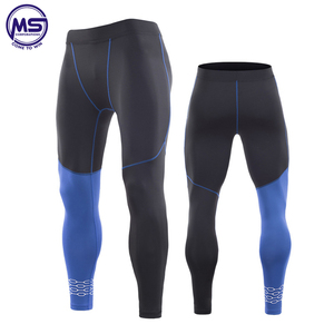 Vente en gros d'usine de pantalons de sport de compression pour hommes séchage rapide Gym Fitness Leggings extérieur Muscle Cool Dry Collants - Product Image 2