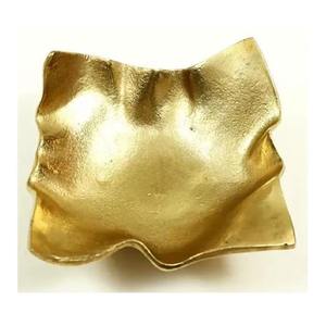 Bols de service à la feuille d'or, parfaits pour les noix à salade de fruits, idéaux pour la table à manger de mariage, la cuisine, les bols décoratifs en métal - Product Image 4