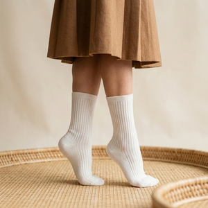 <b>Womens</b> Mid Calf <b>Crew</b> <b>Socks</b> with Patented 90 Degree Right Angle Fit 48 - Product Image 1