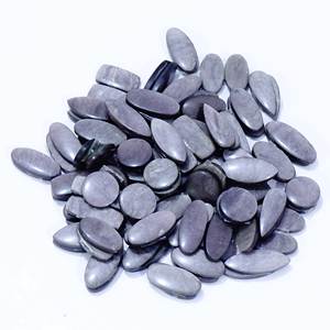 หินควอตซ์อัญมณีคู่หินออบซิเดียนสีเงินธรรมชาติคุณภาพเยี่ยมมีรูปทรงผสมและขนาดสำหรับการทำเครื่องประดับ - Product Image 3